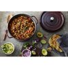Cast Iron, 7 qt, Round, Dutch Oven, Grenadine, small 2