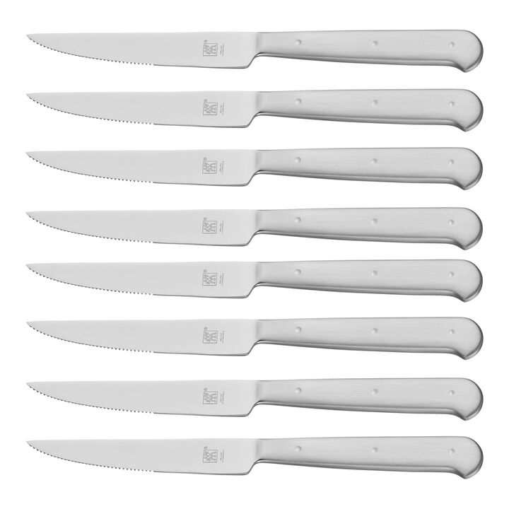 Steak Sets, 8-pc, 18/10 Stainless Steel Porterhouse Steak Knife Set In Black Presentation Box, large 1