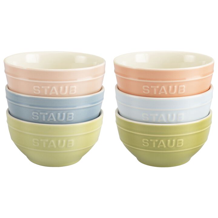 Stoneware, Macaron Bowl set with Vacuum Lid, large 3