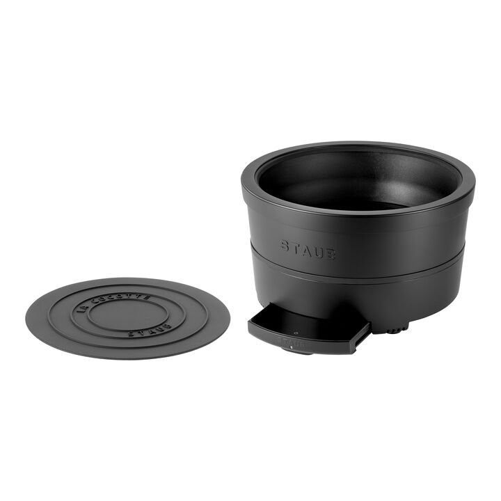 Cast Iron - Accessories, Precision Induction Multi Cooker, black matte, large 4