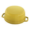 Cast Iron, 4 qt, Round, Dutch Oven, Citron, small 12
