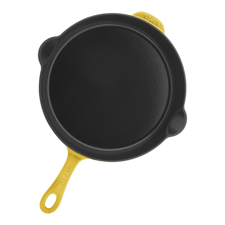 Cast Iron, 11-inch, Traditional Deep Skillet, Citron, large 4