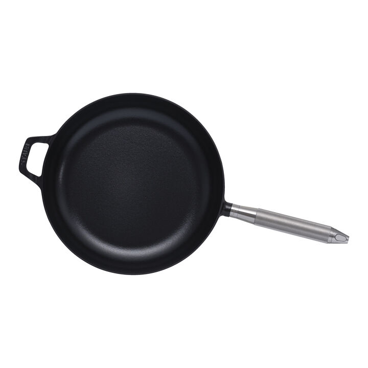 Cast Iron, 11-inch, Frying Pan Buster+Punch, Black Matte, large 2