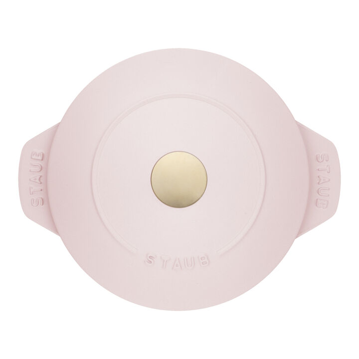 Cast Iron, 1.5 qt, Petite French Oven, Pink Peony, large 3