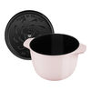 Cast Iron, 1.5 qt, Petite French Oven, Pink Peony, small 5