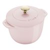 Cast Iron, 1.5 qt, Petite French Oven, Pink Peony, small 1