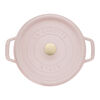 Cast Iron, 4 qt, Round, Dutch Oven, Pink Peony, small 4