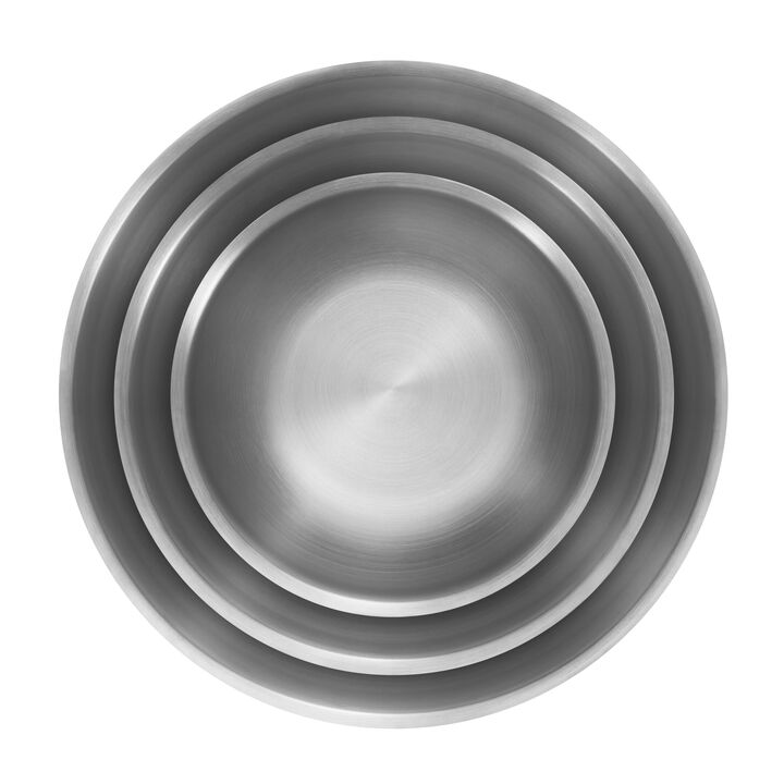 Prep, 3-pc, Bowl set, silver, large 2