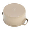 Cast Iron, 7 qt, Round, Dutch Oven, Sesame, small 6