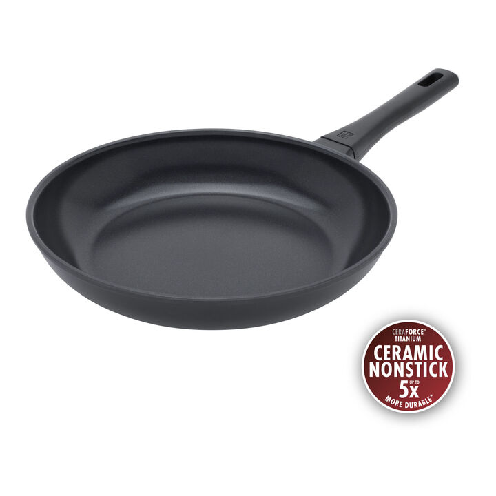 Madura Plus, Frying pan, 11 inch, aluminum, Titanium-reinforced ceramic non-stick coating, large 1