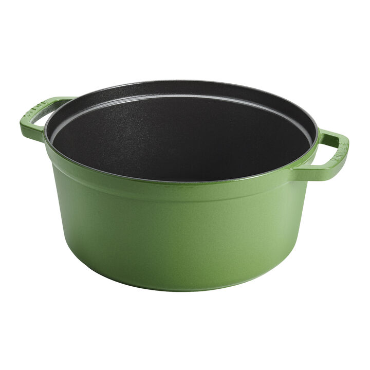 Cast Iron - Round Cocottes, 7 qt, Round, Dutch Oven, Pistachio, large 4