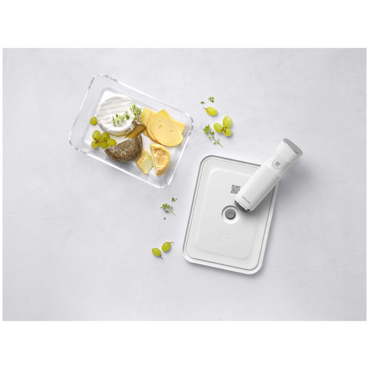 Fresh & Save, Vacuum Fridge Container, Glass, Grey, large 4