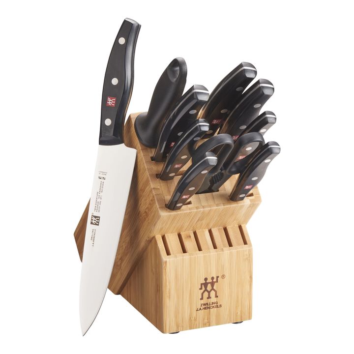 Signature, 11-pc, Knife block set, natural, large 1