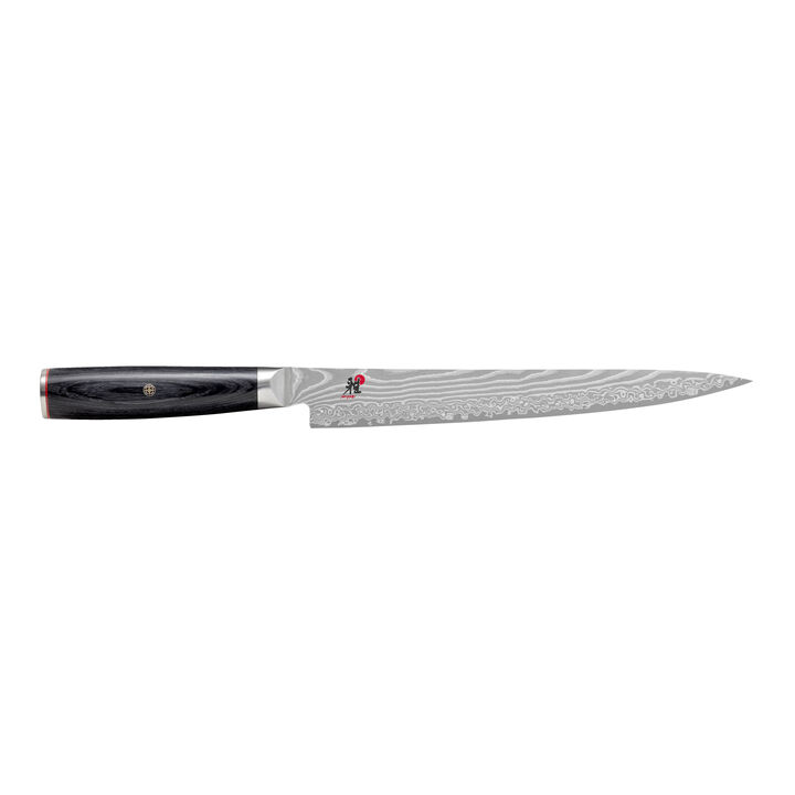 KAIZEN II 5000FCD, 9.5-inch Pakka Wood Slicing/Carving Knife, large 1