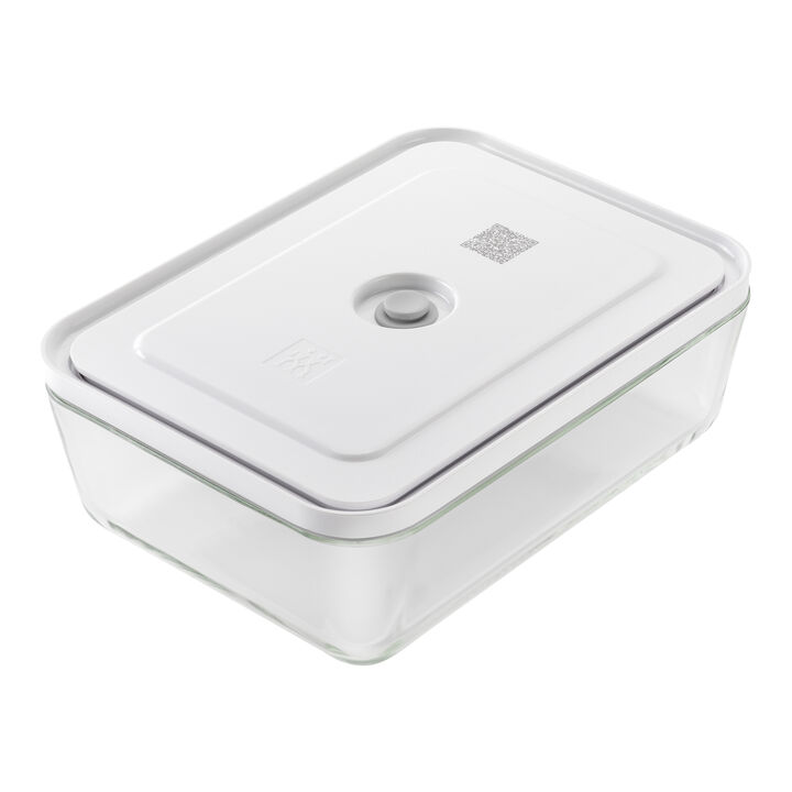 Fresh & Save, Vacuum Fridge Container, Glass, Grey, large 1