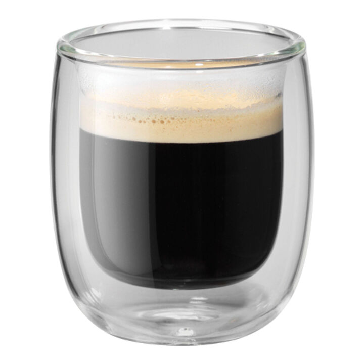 Sorrento Double Wall Glassware, 2-pc Espresso Glass Set, Double Wall , large 1