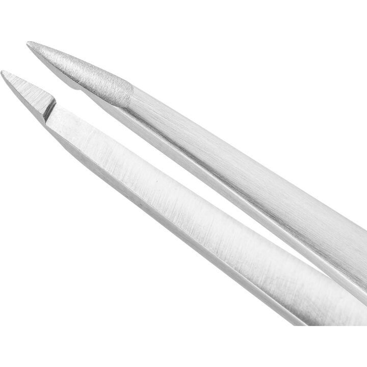 PREMIUM, 3.5-inch Tweezers - Stainless Steel Matt, Pointed , large 3