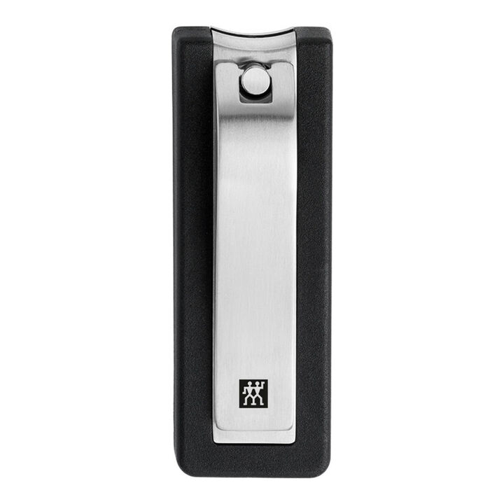 PREMIUM, Nail Clippers With Nail Catch - Black Matt, large 1