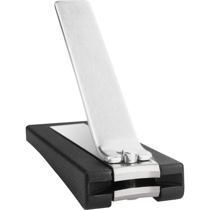 PREMIUM, Nail Clippers With Nail Catch - Black Matt, large 3
