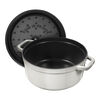Cast Iron, 4 qt, Round, Dutch Oven, White Truffle, small 9