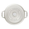 Cast Iron, 4 qt, Round, Dutch Oven, White Truffle, small 10