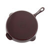 Cast Iron, 11-inch, Traditional Deep Skillet, Grenadine, small 5