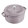 Cast Iron, 4 qt, Round, Dutch Oven, Lilac, small 1