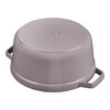 Cast Iron, 4 qt, Round, Dutch Oven, Lilac, small 9