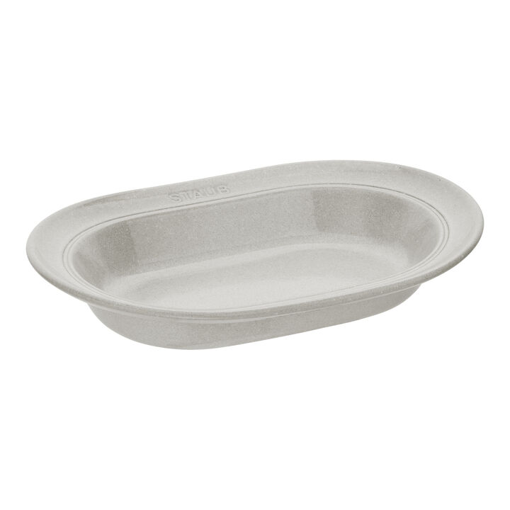 Dinnerware, 10-inch, oval serving dish, white, large 1