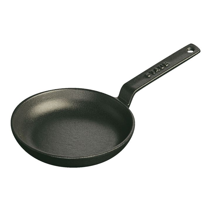 Cast Iron, 4.5-inch, Mini Frying Pan, Black Matte, large 1