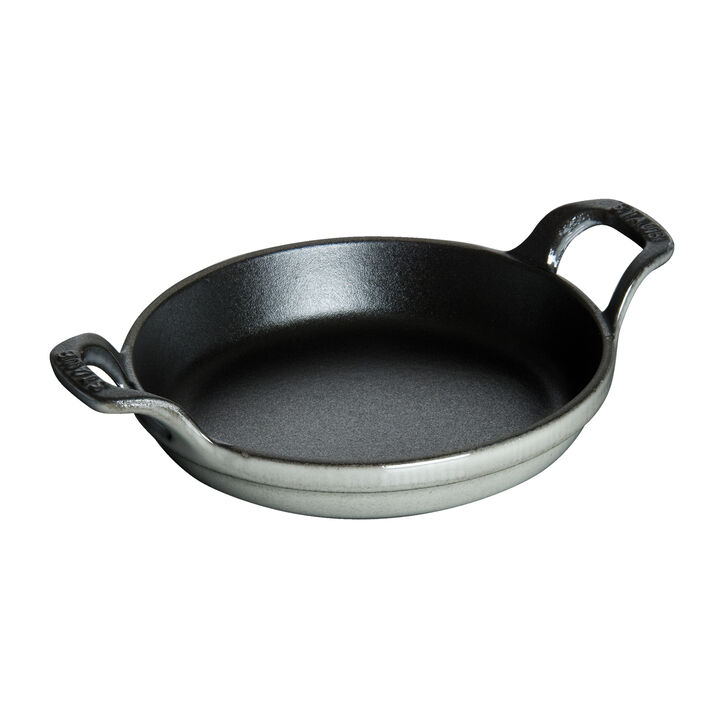Cast Iron, 7.5-inch, Round, Gratin Baking Dish, Graphite Grey, large 2