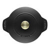 Cast Iron, 1.5 qt, Petite French Oven, black matte, small 3