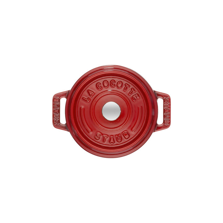Cast Iron, 0.275 qt, Mini Round Dutch Oven, cherry, large 3