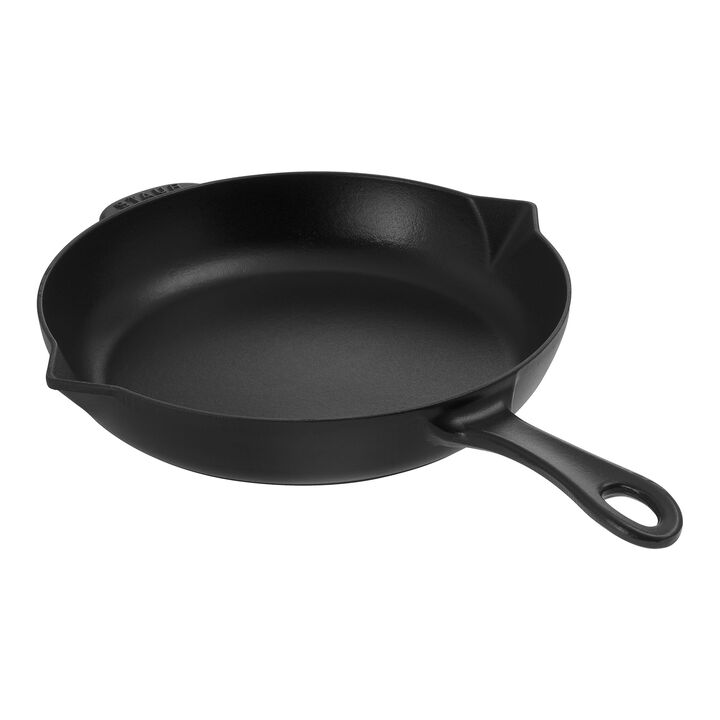 Cast Iron, 10-inch, Fry Pan, Black Matte, large 1