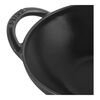 Cast Iron, 6.5-inch, Baby Wok, Black Matte, small 3