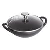 Cast Iron, 6.5-inch, Baby Wok, Black Matte, small 1