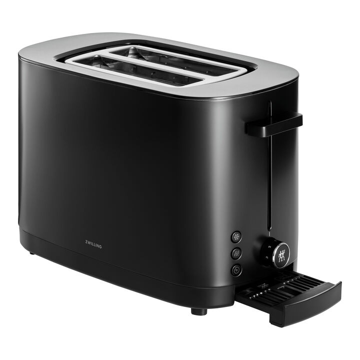 Enfinigy, 2 Short Slots Toaster, Black Matte, large 3