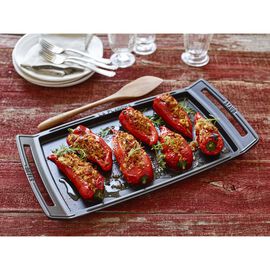 18.25 inch x 9.5-inch, Double Burner Griddle / Plancha