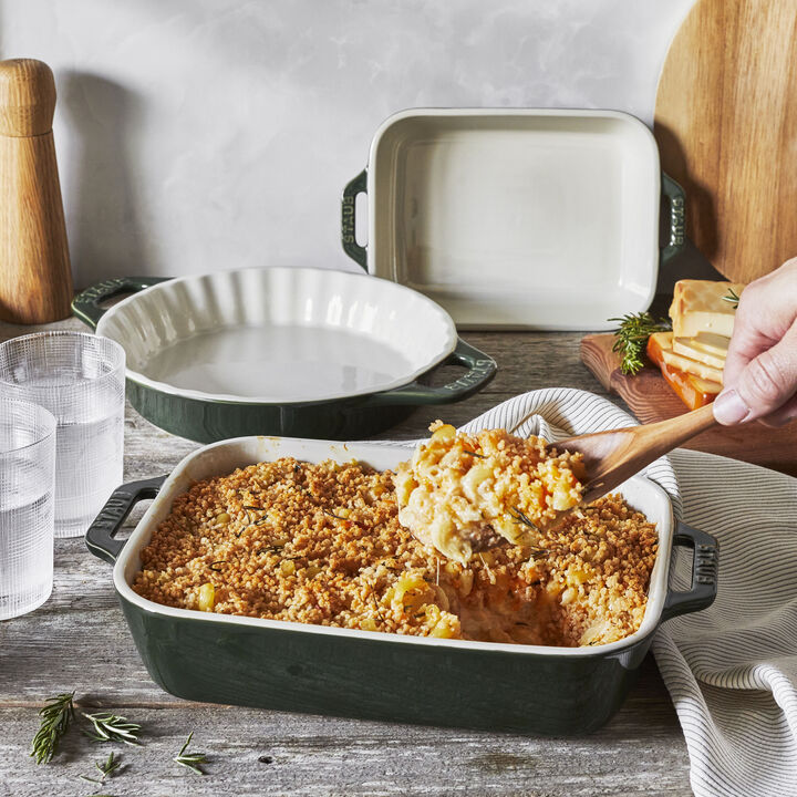 Stoneware, 3-pc, Ovenware set, basil, large 2