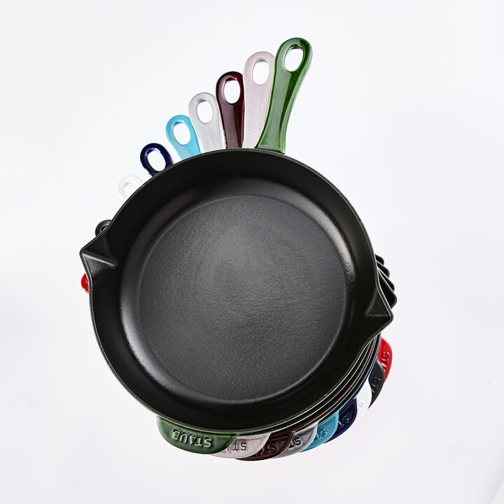 Cast Iron, 12-inch, Fry Pan, Cherry, large 4