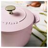 Cast Iron, 1.5 qt, Petite French Oven, Pink Peony, small 8