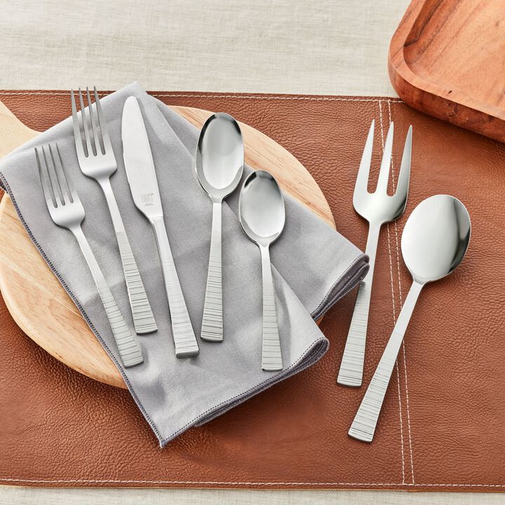 Kingwood, 42-pc Flatware Set, 18/10 Stainless Steel , large 2