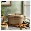 Cast Iron, 7 qt, Round, Dutch Oven, Sesame, small 7