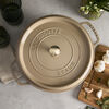 Cast Iron, 7 qt, Round, Dutch Oven, Sesame, small 8