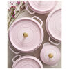 Cast Iron, 4 qt, Round, Dutch Oven, Pink Peony, small 8