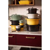 Cast Iron, 7 qt, Round, Dutch Oven, Black Matte, small 8