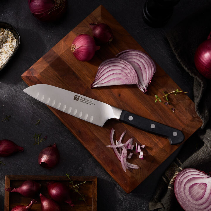 Pro, 5.5-inch, Hollow Edge Santoku Knife, large 2
