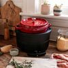 Cast Iron, 4 qt, Round, Dutch Oven, Cherry, small 6