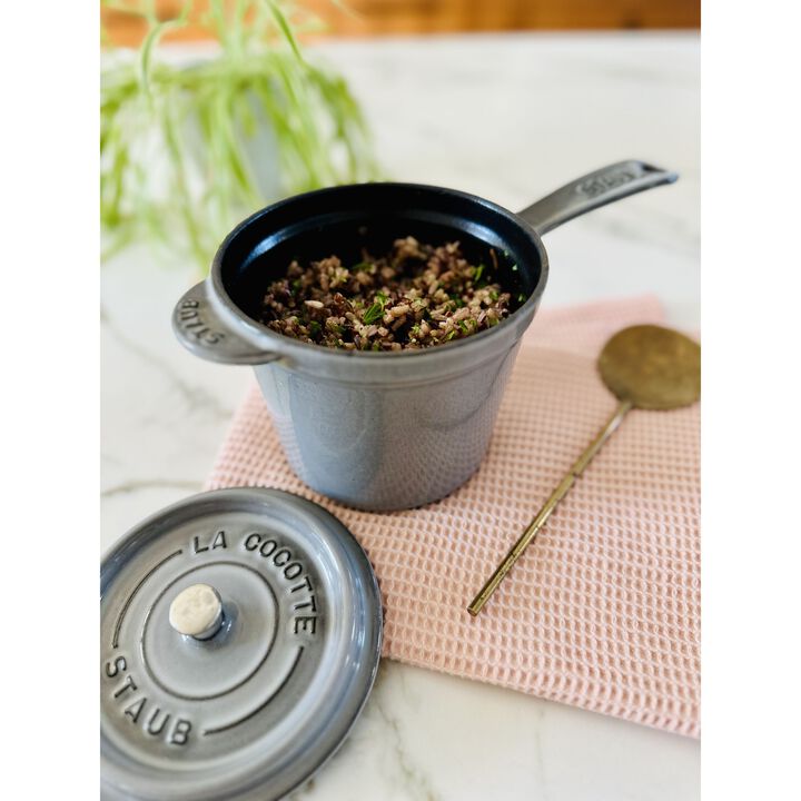 x Pamela Salzman - Cast Iron, 1.5 qt Sauce Pan, Cast Iron , large 2