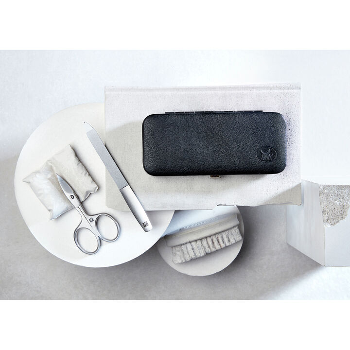 PREMIUM, 5-pc, Manicure Pedicure Set With Nail Scissors, large 2